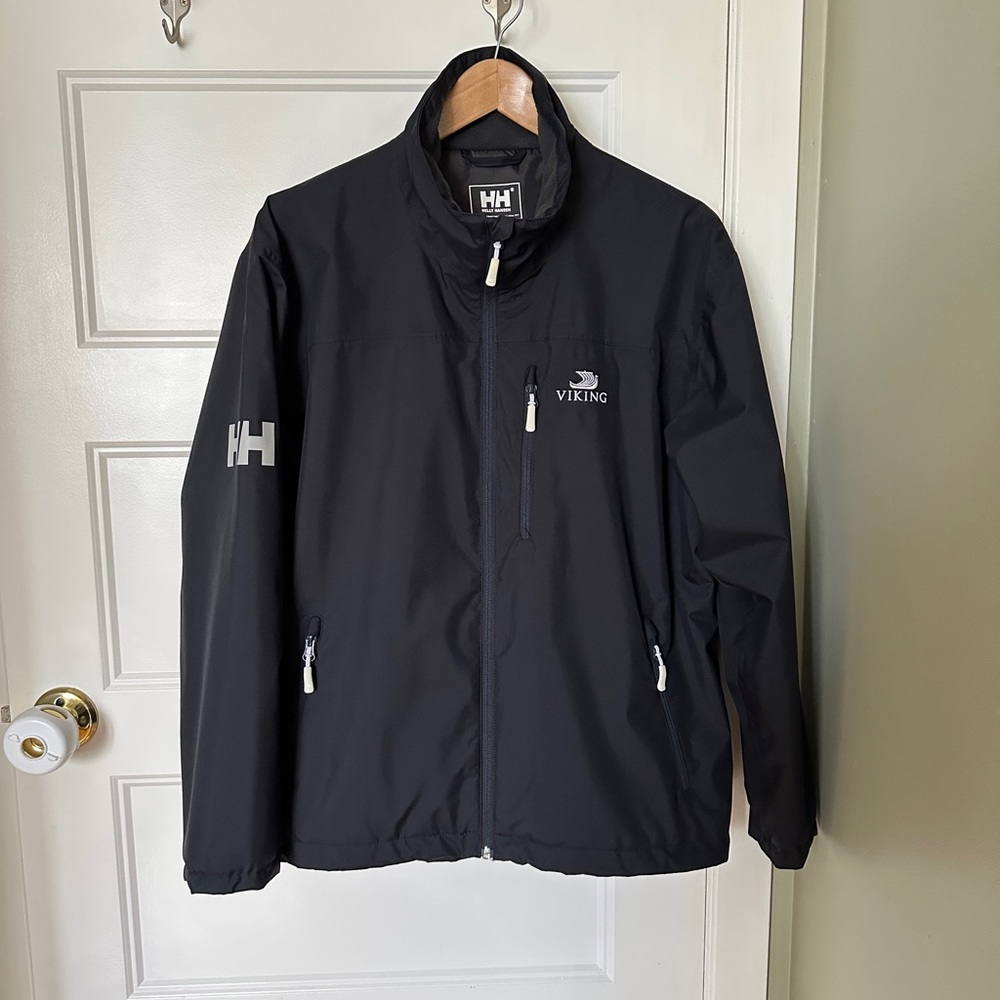 Helly Hansen Viking Cruises Crew Windbreaker Jacket Mens Medium Fleece Lining